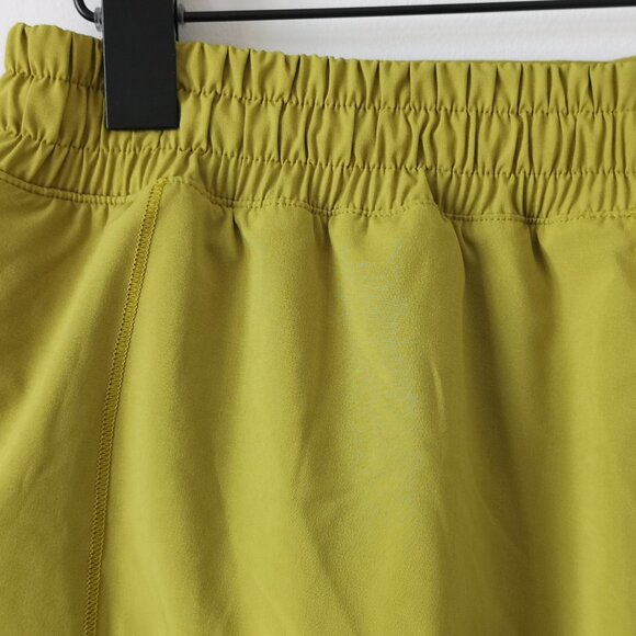 NWT LULULEMON GLDL Mustard Yellow 4 Way Stretch Lightweight Hotty Hot Shorts 10 - Picture 2 of 7